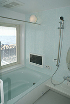 淡路島の別荘の浴室