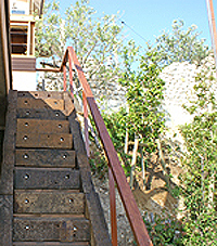淡路島の別荘の階段